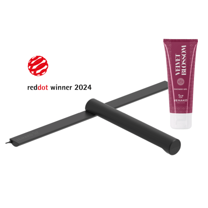 ShowerStick avec support mural, Shower Gel Velvet Blossom, 75 ml incluse