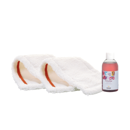 Bodenfaser, 2er-Pack, weiß