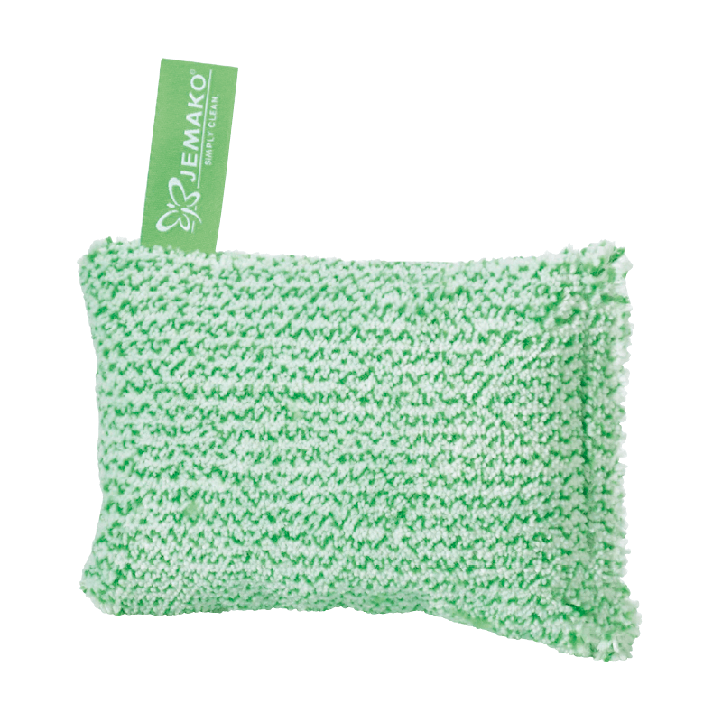 Reinigungsschwamm Kurzflor 10 x 14 cm, grüne Faser Reinigungsschwamm Kurzflor 10 x 14 cm, grüne Faser