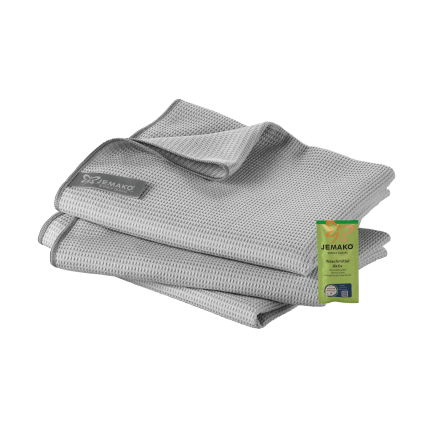Chiffon à sécher S 40 x 45 cm, gris, pack de 3