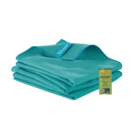Chiffon à sécher S 40 x 45 cm, turquoise, pack de 3