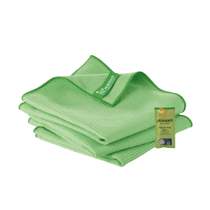Chiffon à sécher S 40 x 45 cm, vert, pack de 3